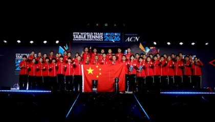 欧博官网-伦敦世乒赛男女团双双登顶 国乒剑指洛杉矶